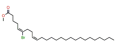 Methyl (E,Z)-6-bromo-5,9-hexacosadienoate