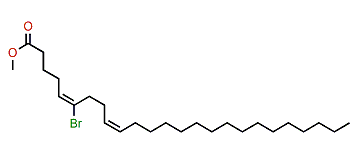 Methyl (E,Z)-6-bromo-5,9-pentacosadienoate