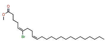 Methyl (E,Z)-6-bromo-5,9-tetracosadienoate