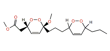 Methyl 6-Methoxy-3,6,10,13-diperoxy-4,11-hexadecadienoate