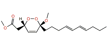 Methyl 6-Methoxy-3,6-peroxy-4,10,12-hexadecatrienoate