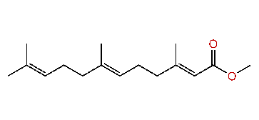 Methyl (E,E)-3,7,11-trimethyl-2,6,10-dodecatrienoate