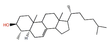 4a-Methyl-5a-cholest-7-en-3b-ol