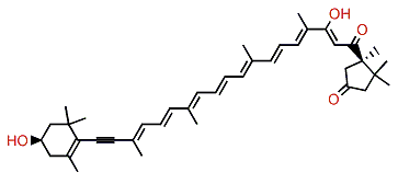 7,8-Didehydro-3,8'-dihydroxy-beta,kappa-carotene-3',6'-dione