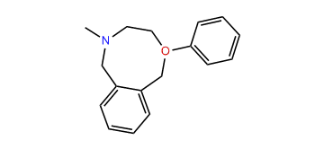 3,4,5,6-Tetrahydro-5-methyl-2-phenyl-1H-2,5-benzoxazocine