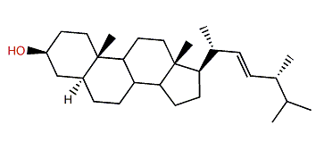 (22E,24R)-24-Methyl-5a-cholest-22-en-3b-ol