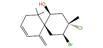 2-Bromo-3-chloro-7(14),8-chamigradien-5-ol
