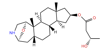 O-(S)-3-Hydroxybutanoylsamandarine