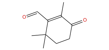 2,6,6-Trimethyl-3-oxo-1-cyclohexene-1-carbaldehyde