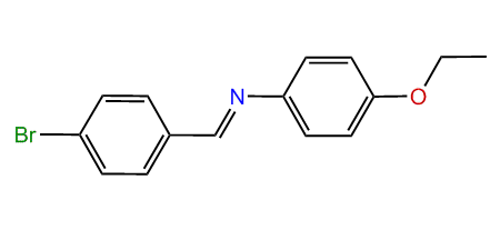 p-Bromobenzylidene-(4-ethoxyphenyl)-amine