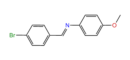 p-Bromobenzylidene-(4-methoxyphenyl)-amine