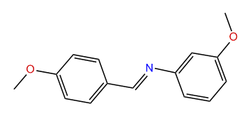 p-Methoxybenzylidene-(3-methoxyphenyl)-amine