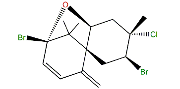 2,10-Dibromo-3-chloro-5,10-epoxy-7(14),8-chamigradiene