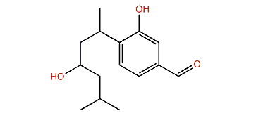 1,9-Dihydroxy-1,3,5-bisabolatrien-15-al