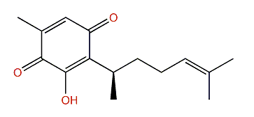 (R)-3-Hydroxy-5-methyl-2-(6-methylhept-5-en-2-yl)cyclohexa-2,5-diene-1,4-dione