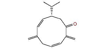 (2S,Z,E)-9-Isopropyl-2-methyl-6-methylenecyclodecadien-3,7-one