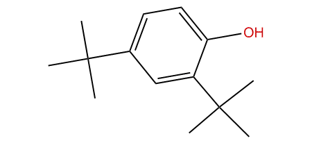 Phenol-2,4-bis-(1,1 dimethylethyl)