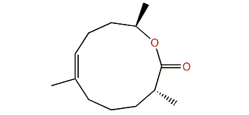 (2R,6E,10R)-2,6-dimethyl-6-undecen-10-olide