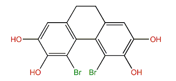 4,5-Dibromo-9,10-dihydro-2,3,6,7-tetrahydroxyphenanthrene