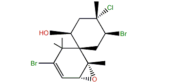 2,10-Dibromo-3-chloro-7,8-epoxy-9-chamigren-5-ol