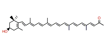 3-Hydroxy-5',6'-dihydro-5'-apo-18'-nor-beta,psi-caroten-6'-one