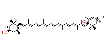 5,6-Epoxy-5,6-dihydro-beta,epsilon-carotene-3,3',6'-triol