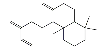 1,1,4a-Trimethyl-6-methylene-5-(3-methylene-4-pentenyl)-decahydronaphthalene