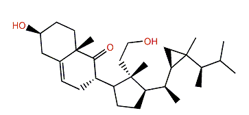 3,11-Dihydroxy-9,11-secogorgost-5-en-9-one