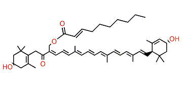 (3R,3'R,6'R)-19-Dodecanoyloxy-3,3'-dihydroxy-7,8-dihydro-beta,epsilon-caroten-8-one