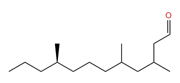 (9R)-3,5,9-Trimethyldodecanal
