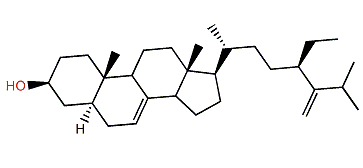 (24R)-24-Ethyl-26,26-dimethyl-5a-cholesta-7,25(27)-dien-3b-ol