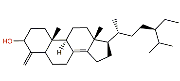4-Methylenestigmast-8(14)-en-3-ol
