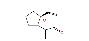 (1R,2S,5S)-2-Methyl-5-((R)-1-oxopropan-2-yl)-cyclopentanecarbaldehyde