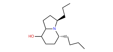 (2R,5R)-2-Butyl-8-propyl-4-hydroxyindolizidine