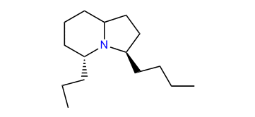 (2R,5R)-2-Butyl-8-propylindolizidine