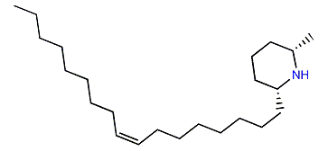 (2R,6R)-2-Methyl-6-(Z)-8-heptadecenyl)-piperidine