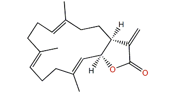 (E,E,E)-6,10,14-Trimethyl-3-methylene-trans-3a,4,7,8,11,12,15,15a-octahydrocyclotetradeca[b]furan-2(3H)-one