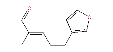 (E)-2-Methyl-5-(3-furyl)-2-pentenal