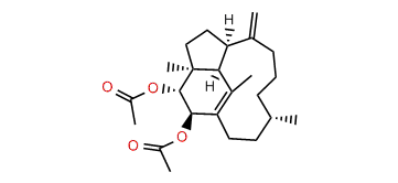 Trinervita-1(15),8(19)-dien-2b,3a,13a-triol-2,3,13-O-triacetate