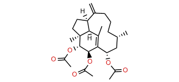 Trinervita-1(15),8(19)-dien-2b,3a,14a-triol-2,3,14-O-triacetate
