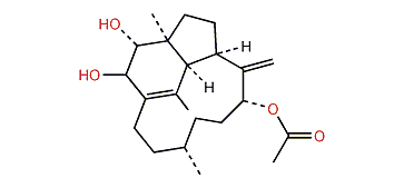 Trinervita-1(15),8(19)-dien-2b,3a,9a-triol-9-O-acetate