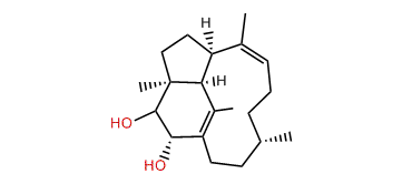 2a,3b-Dihydroxy-1(15),8(9)-trinervitadiene