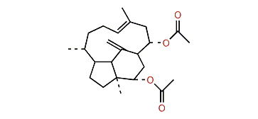 Trinervita-11(12),15(17)-dien-3a,13a-diol-3,13-O-diacetate