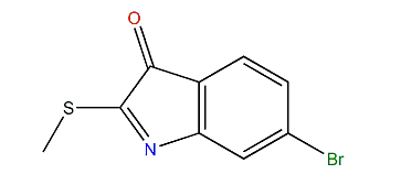 6-Bromo-2-(methylthio)-3H-indol-3-one