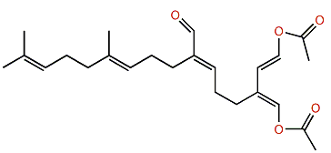 1,20-Diacetoxy-1,3(20),6,10,14-phytapentaen-19-al