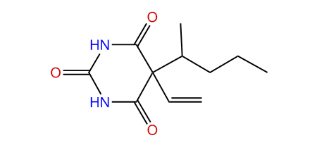 5-(1-Methylbutyl)-5-vinylbarbituric acid