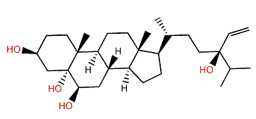 (24R)-Vinylcholesta-3b,5a,6b,24-tetraol