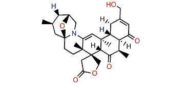 27-Hydroxy-28-deoxyzoanthenamine