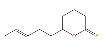 (E)-6-(Pent-3-enyl)-tetrahydropyran-2-thione