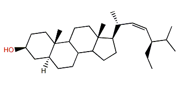 5a-Poriferast-22-en-3b-ol